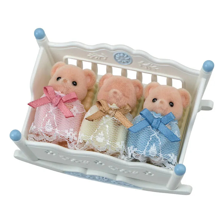 Sylvanian Families Biscuit Bear Sleepy Triplets / ซิลวาเนียน แฟมิลี่ แฝดสามหมีบิสกิต