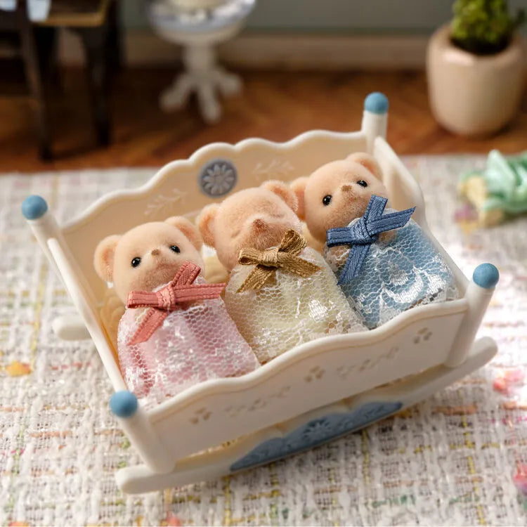 Sylvanian Families Biscuit Bear Sleepy Triplets / ซิลวาเนียน แฟมิลี่ แฝดสามหมีบิสกิต