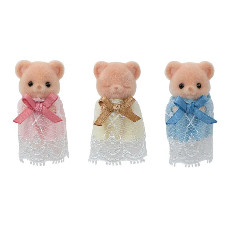 Sylvanian Families Biscuit Bear Sleepy Triplets / ซิลวาเนียน แฟมิลี่ แฝดสามหมีบิสกิต