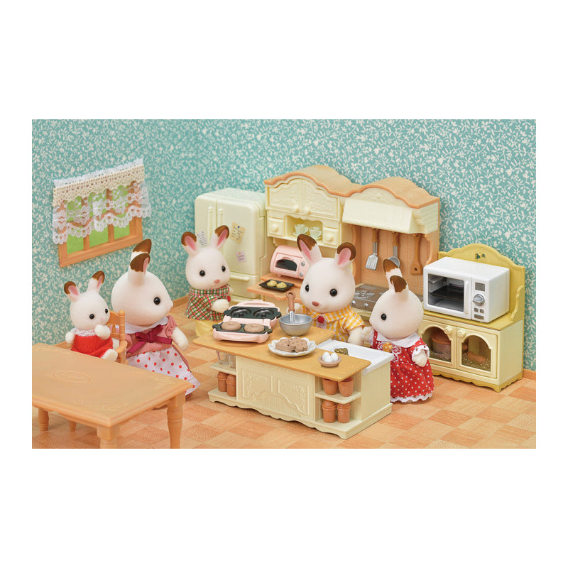 Sylvanian Families Kitchen Island / ซิลวาเนียน แฟมิลี่ เคาน์เตอร์ครัว