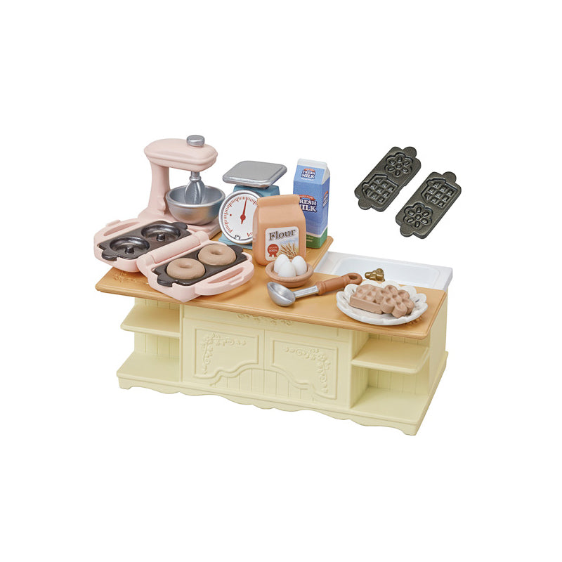 Sylvanian Families Kitchen Island / ซิลวาเนียน แฟมิลี่ เคาน์เตอร์ครัว