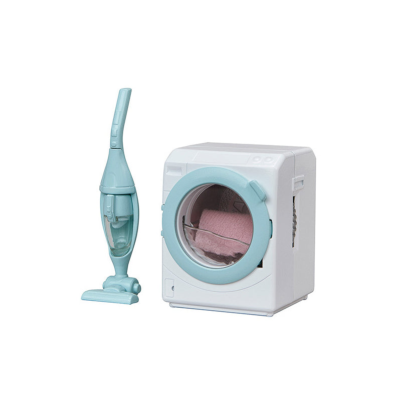 Sylvanian Families Laundry & Vacuum Cleaner / ซิลวาเนียน แฟมิลี่ เครื่องซักผ้าและเครื่องดูดฝุ่น