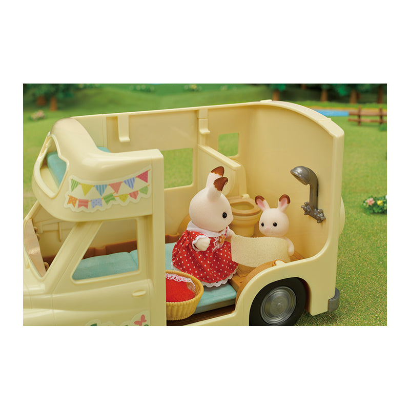 Sylvanian Families Family Campervan / ซิลวาเนียน แฟมิลี่ รถแคมป์ปิ้งสำหรับครอบครัว