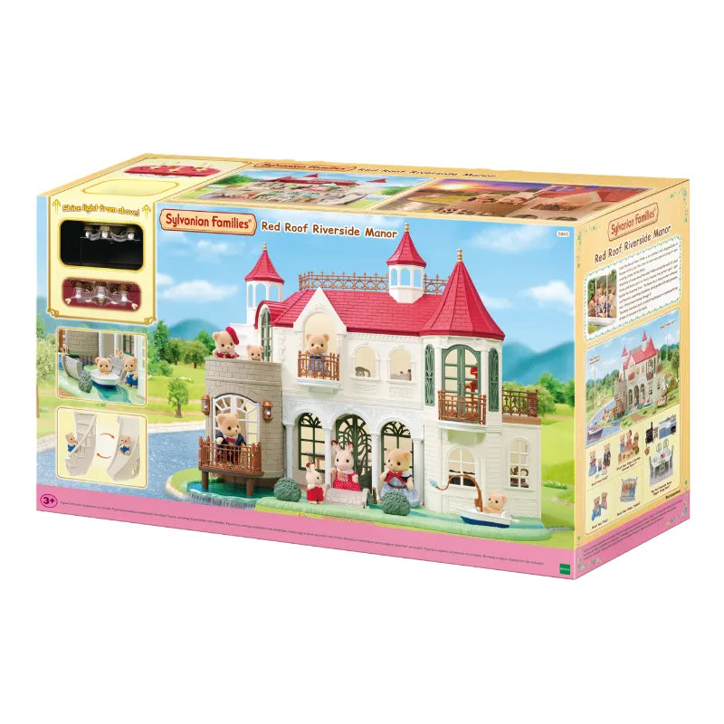 Sylvanian Families Red Roof Riverside Manor / ซิลวาเนียน แฟมิลี่ บ้านทรงปราสาทริมน้ำ