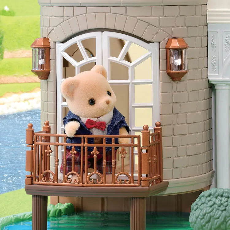 Sylvanian Families Red Roof Riverside Manor / ซิลวาเนียน แฟมิลี่ บ้านทรงปราสาทริมน้ำ