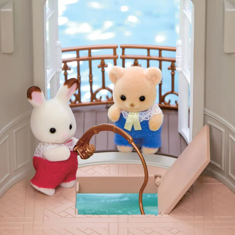 Sylvanian Families Red Roof Riverside Manor / ซิลวาเนียน แฟมิลี่ บ้านทรงปราสาทริมน้ำ