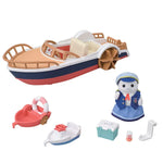 Sylvanian Families Seal Sailor's Leisure Boat / ซิลวาเนียน แฟมิลี่ เรือแสนสนุกของกัปตันแมวน้ำ