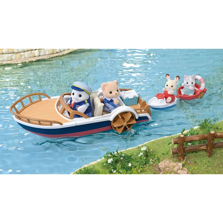 Sylvanian Families Seal Sailor's Leisure Boat / ซิลวาเนียน แฟมิลี่ เรือแสนสนุกของกัปตันแมวน้ำ