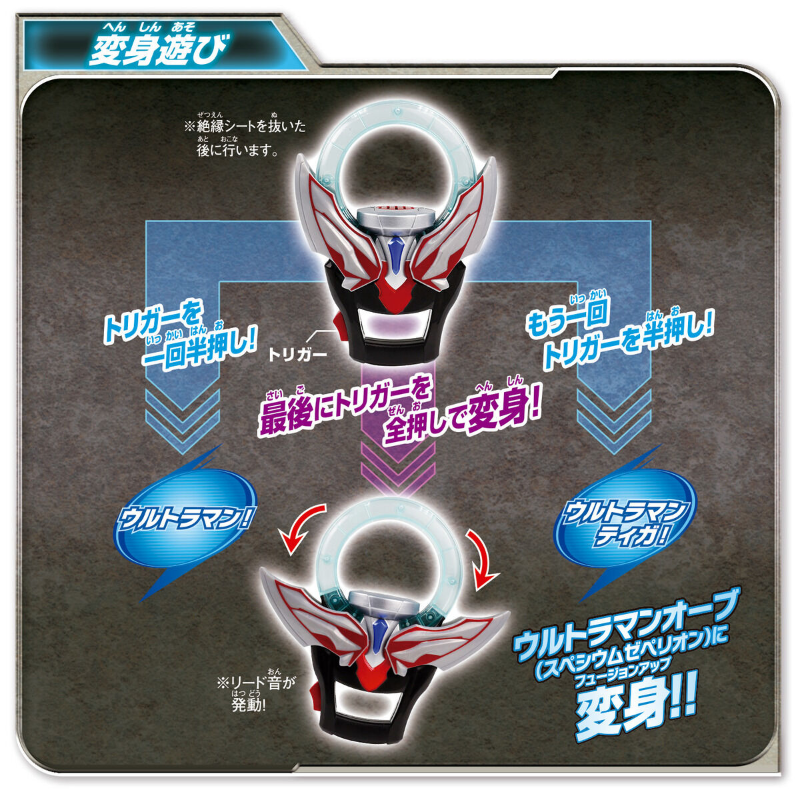 Sound Ultra Narikiri Orb Ring (Ultraman ORB) / ออร์บริงค์ อุปกรณ์แปลงร่าง อุลตร้าแมนออร์บ