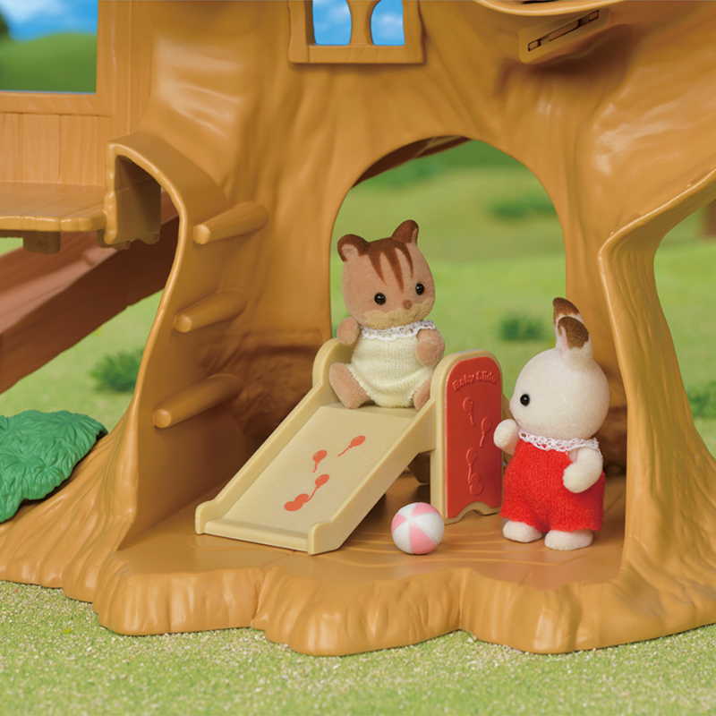 Sylvanian Families Adventure Tree House Gift Set - Camping Edition / ซิลวาเนียน แฟมิลี่ บ้านต้นไม้ผจญภัยพร้อมเต็นท์ กิ๊ฟเซ็ท