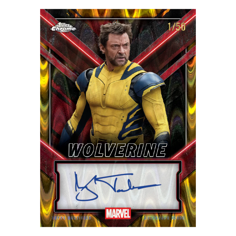 2025 Topps Chrome® Deadpool - Value Box /  2025 ท็อปส์ โครม เดดพูล แวลูบ็อกซ์ [ยกล่อง 7 แพ็ค]
