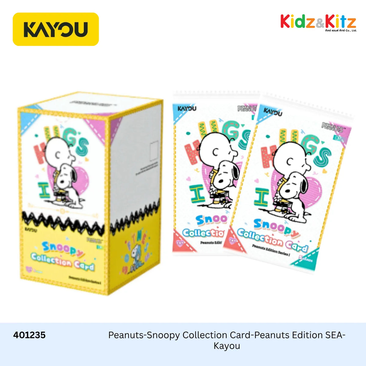Peanuts-Snoopy Collection Card-Peanuts Edition SEA-Kayou   (18 Packs : Box)
