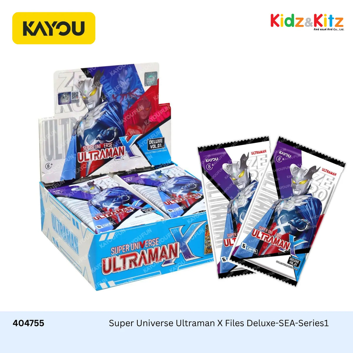 Super Universe Ultraman X Files Deluxe-SEA-Series 1-Kayou   (30 Packs : Box)
