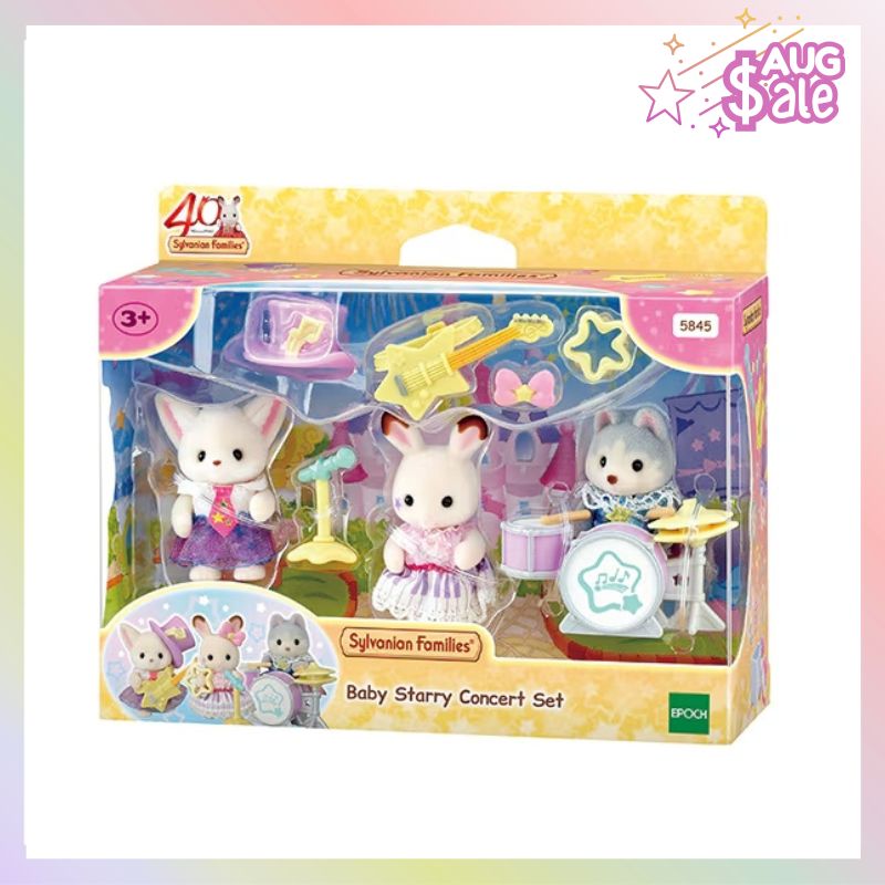 Sylvanian Families Baby Starry Concert Set / ซิลวาเนียน แฟมิลี่ เบบี้ สตาร์รี คอนเสิร์ต เซ็ต