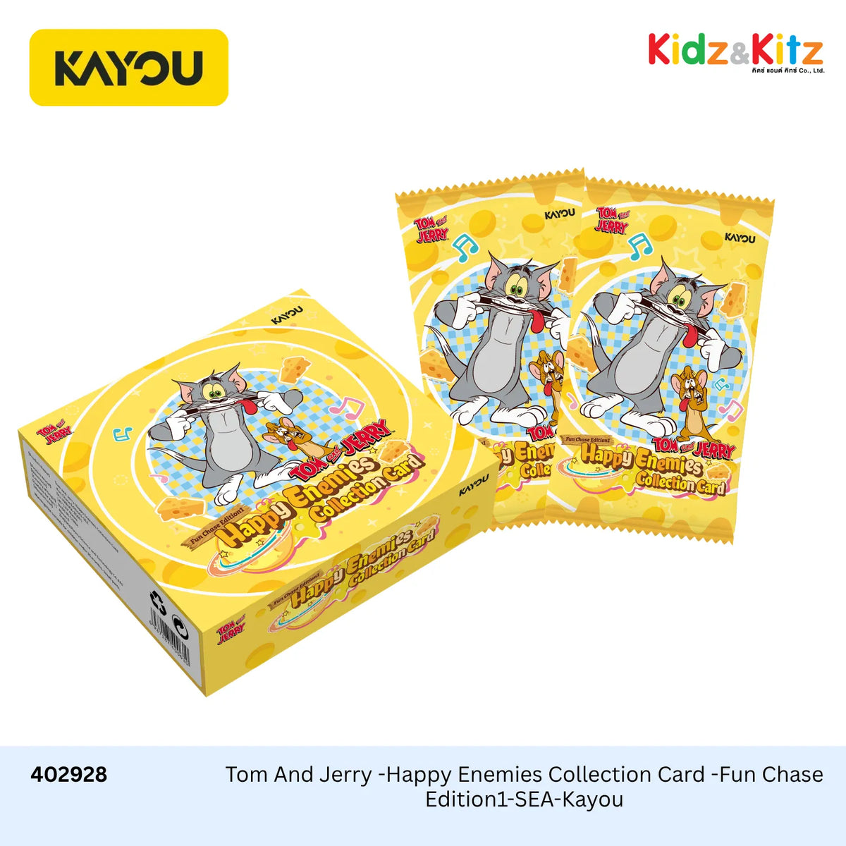 Tom And Jerry -Happy Enemies Collection Card -Fun Chase Edition1-SEA-Kayou   (30 Packs : Box)