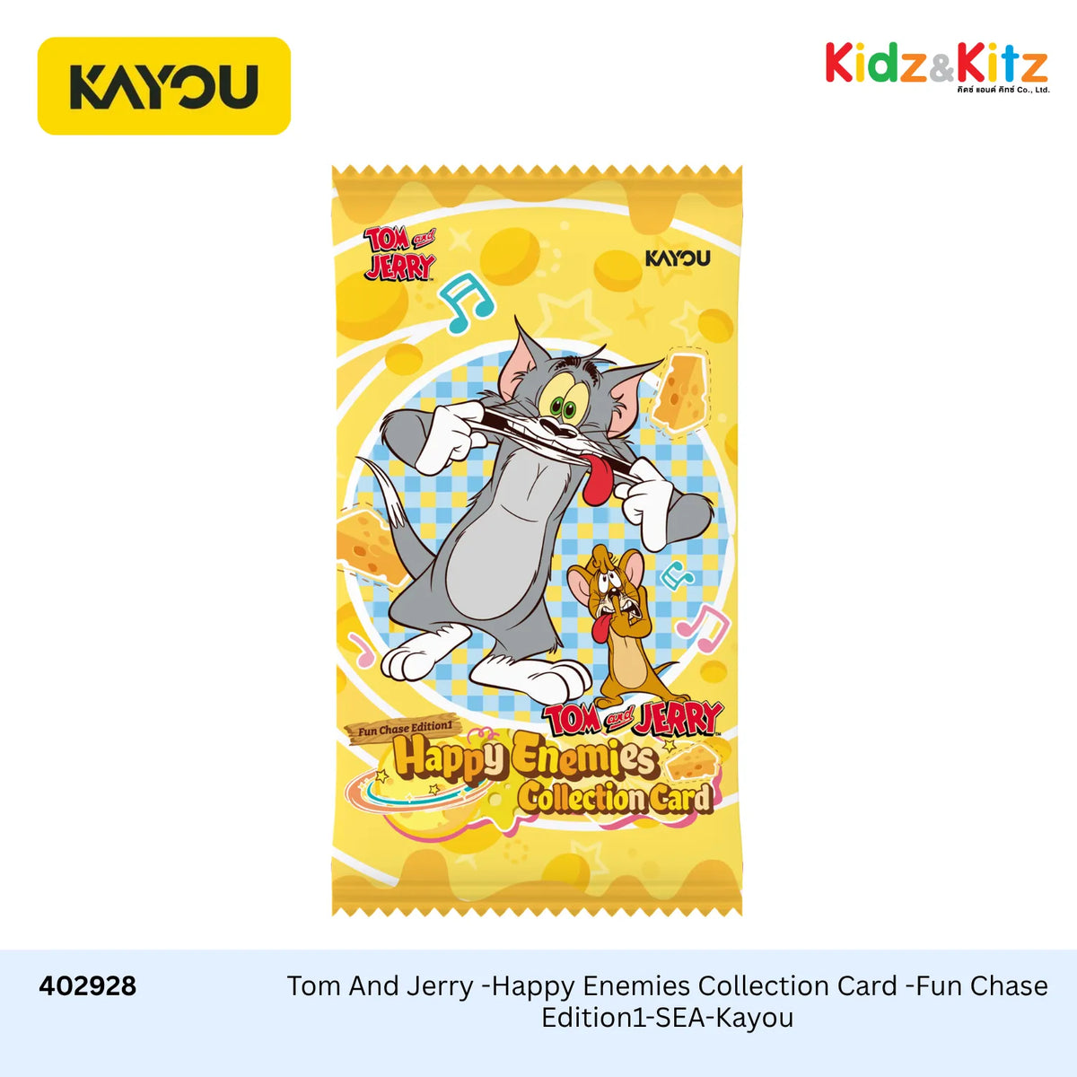 Tom And Jerry -Happy Enemies Collection Card -Fun Chase Edition1-SEA-Kayou   (30 Packs : Box)