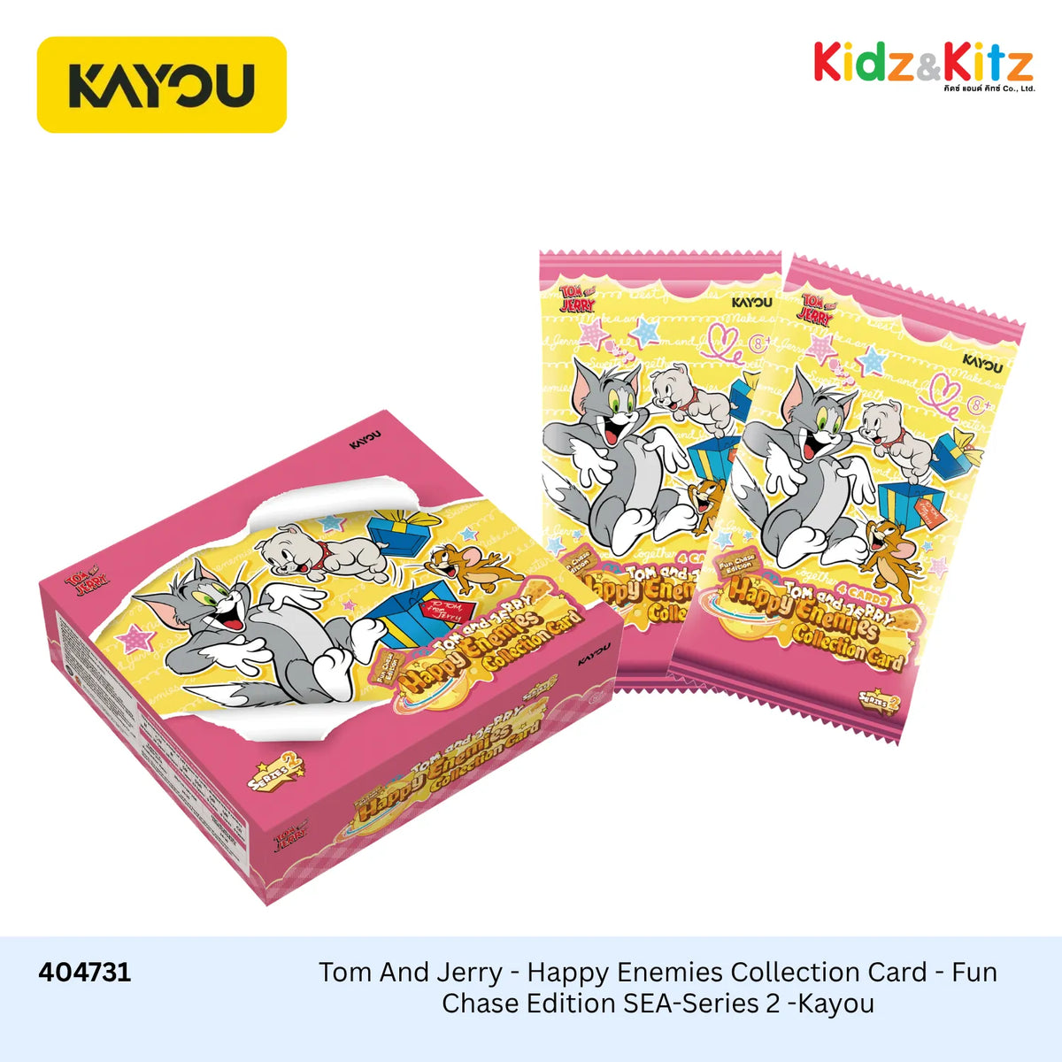 Tom And Jerry - Happy Enemies Collection Card - Fun Chase Edition SEA-Series 2 -Kayou  (30 Packs : Box)