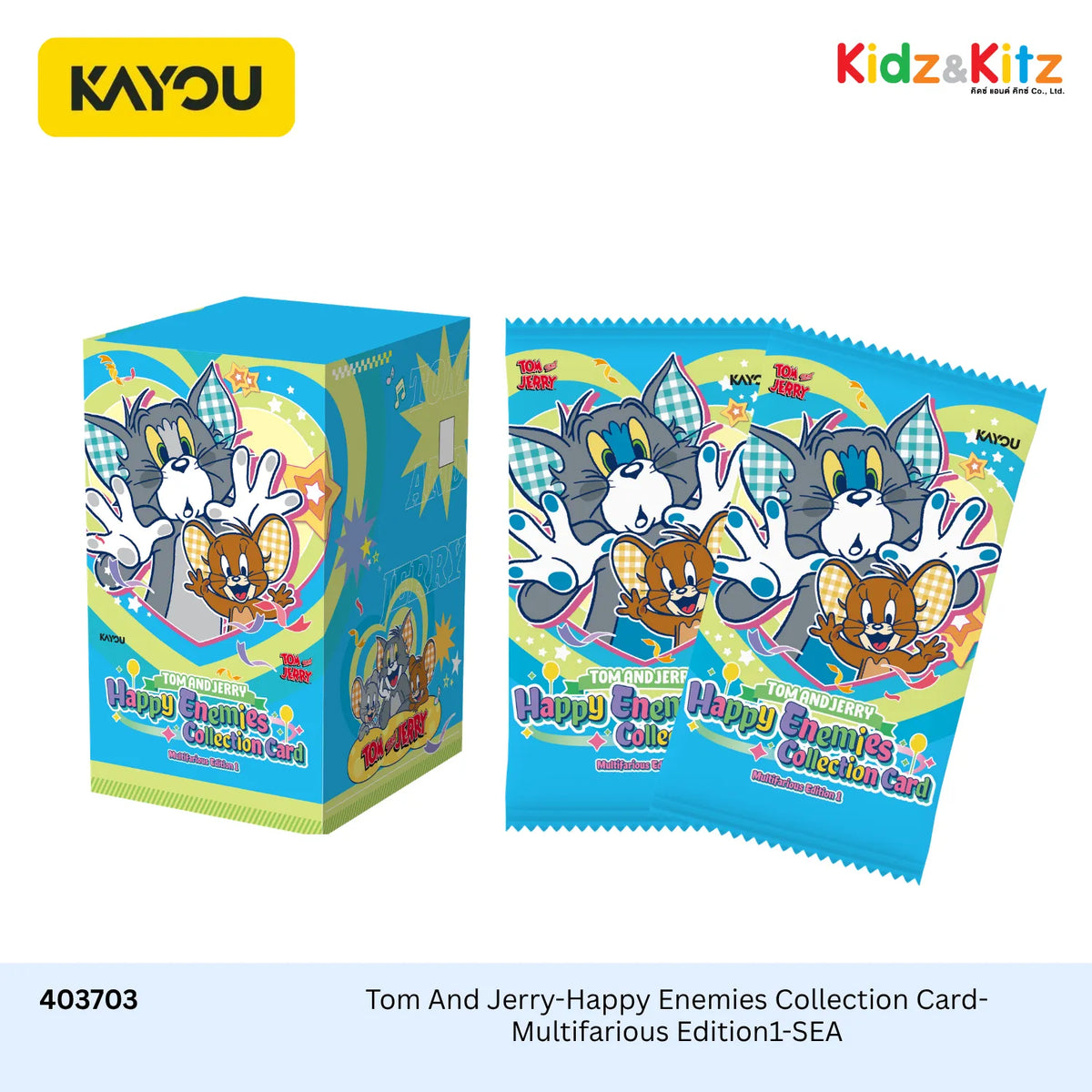 Tom And Jerry-Happy Enemies Collection Card-Multifarious Edition1-SEA-Kayou   (18 Packs : Box)