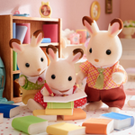 Sylvanian Families New Chocolate Rabbit Family / ซิลวาเนียน แฟมิลี่ ครอบครัวชอคโกแลตแรบบิท ชุดใหม่