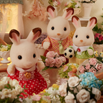 Sylvanian Families New Chocolate Rabbit Family / ซิลวาเนียน แฟมิลี่ ครอบครัวชอคโกแลตแรบบิท ชุดใหม่