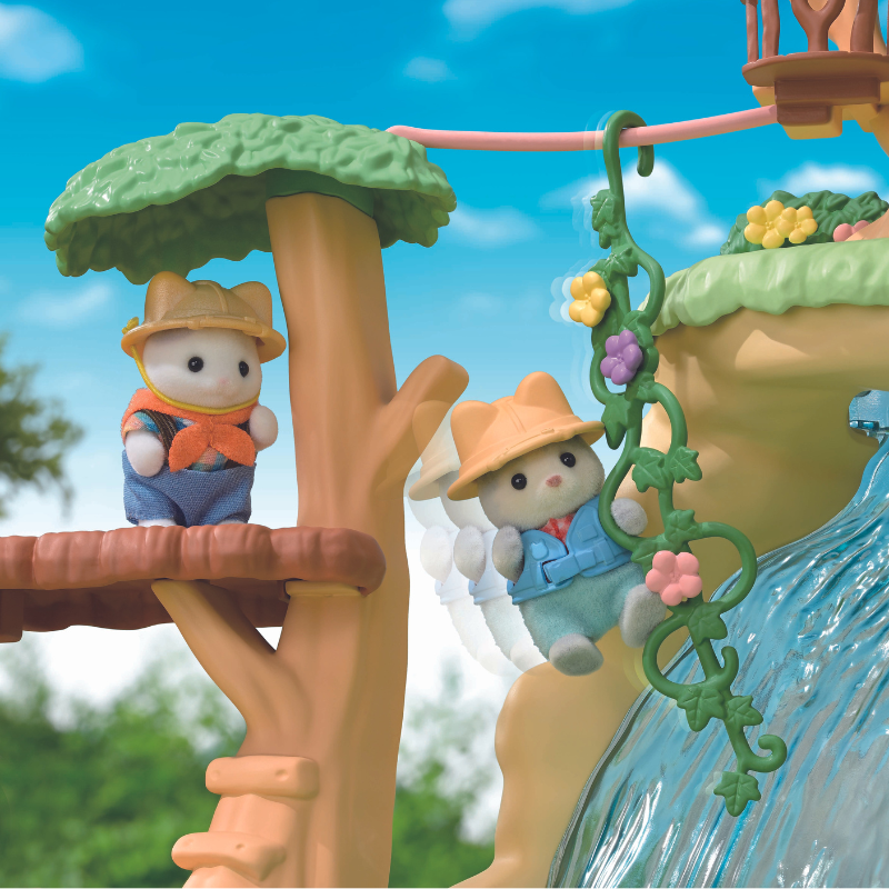 Sylvanian Families  Secret Forest Falls / ซิลวาเนียน แฟมิลี่ น้ำตกใหญ่ ในป่าลับแล