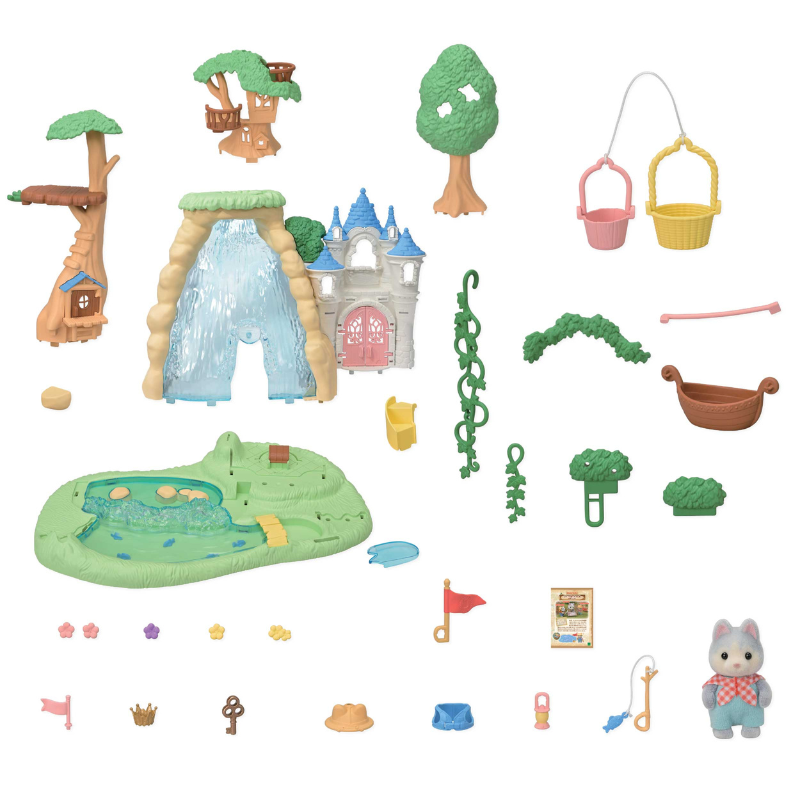 Sylvanian Families  Secret Forest Falls / ซิลวาเนียน แฟมิลี่ น้ำตกใหญ่ ในป่าลับแล